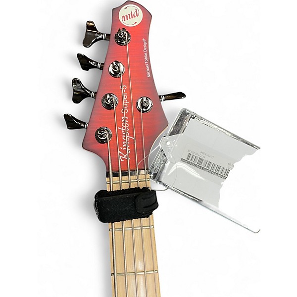 Used MTD Kingston Super 5 Red Electric Bass Guitar