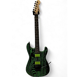 Used Charvel Pro Mod San Dimas HH Ash Green Glow Solid Body Electric Guitar