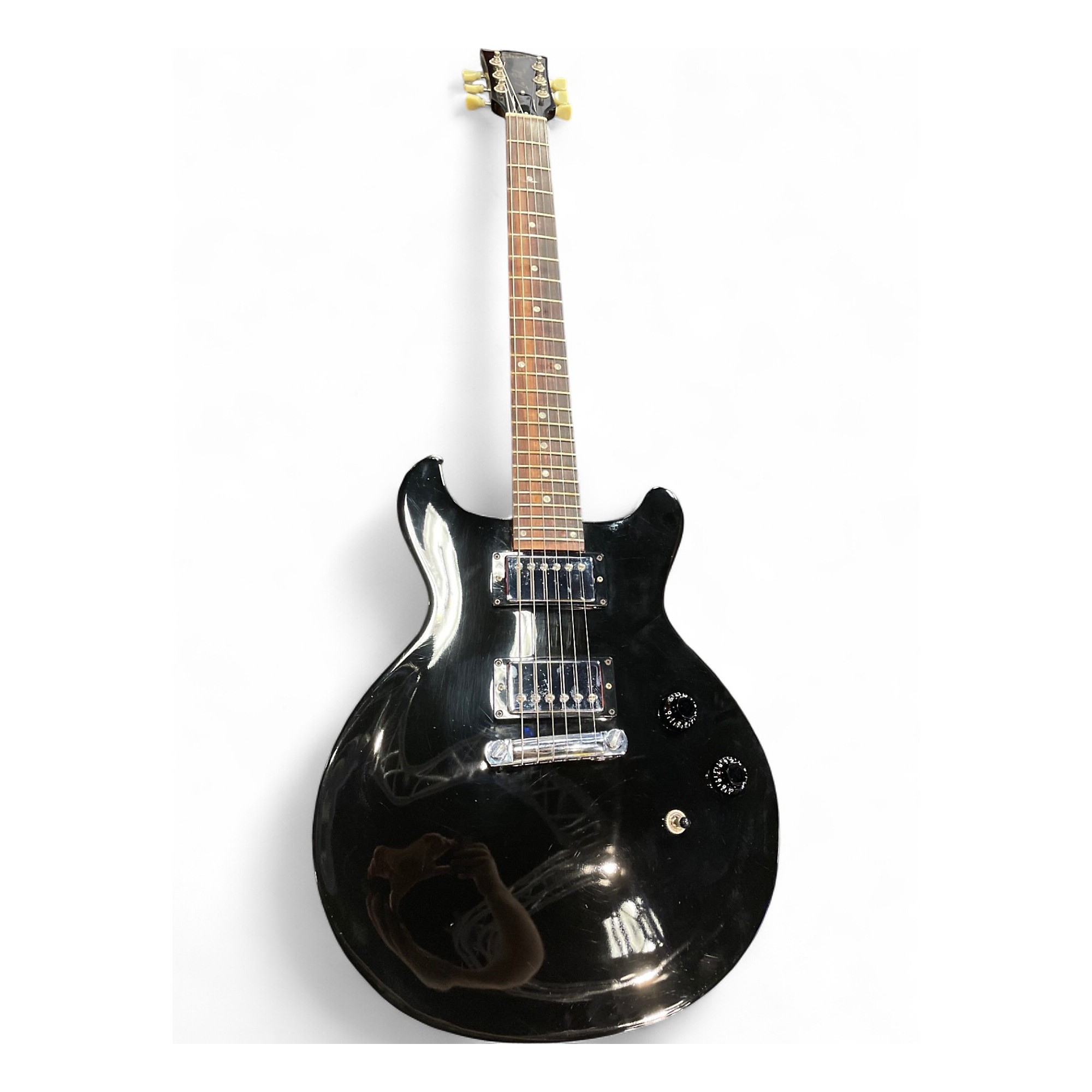 Gibson Les Paul Studio 1997年製 Black Vintage 1997 Gibson Les Paul Studio DC Black Solid Body