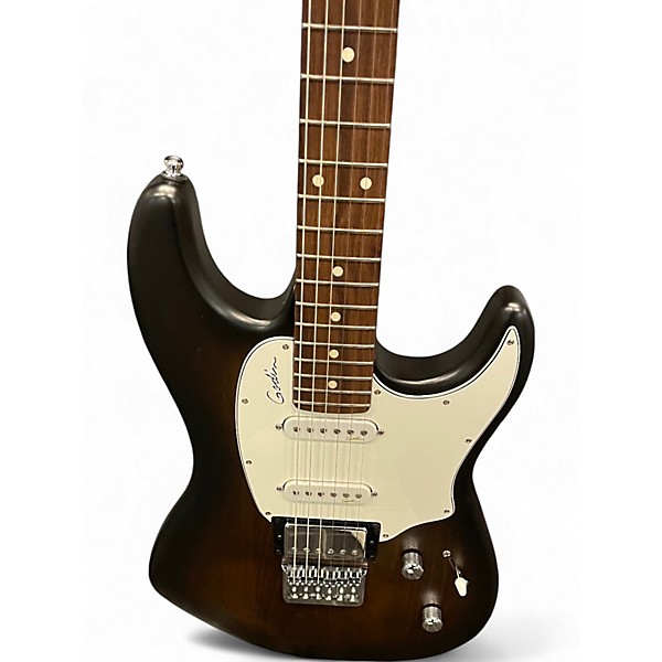 Used Godin Session BOURBON BURST Solid Body Electric Guitar