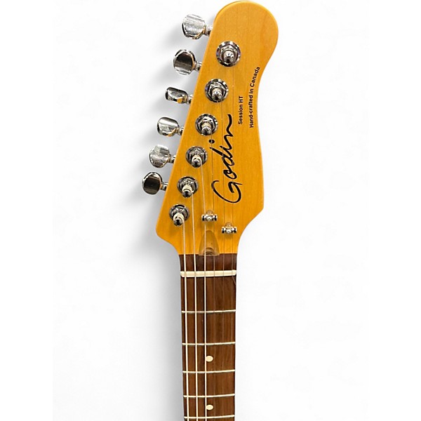 Used Godin Session BOURBON BURST Solid Body Electric Guitar