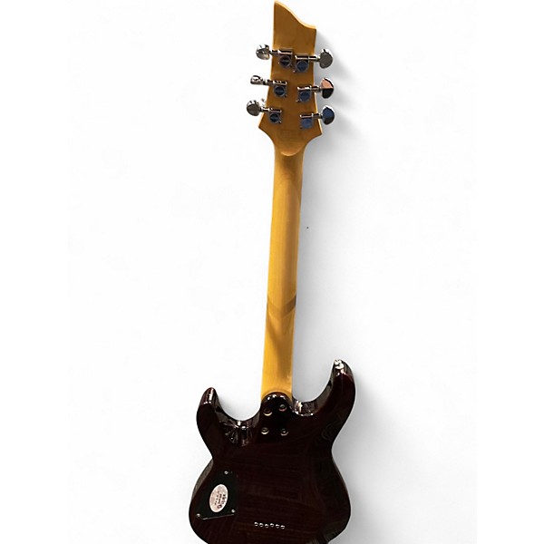 Used Schecter Guitar Research Diamond Series C-6 Plus Amber Burst Solid Body Electric Guitar