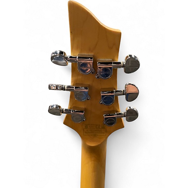 Used Schecter Guitar Research Diamond Series C-6 Plus Amber Burst Solid Body Electric Guitar
