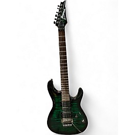 Used Ibanez KIKOSP3 TRANSPARENT EMERALD BURST Solid Body Electric Guitar