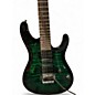 Used Ibanez KIKOSP3 TRANSPARENT EMERALD BURST Solid Body Electric Guitar