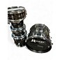 Used Rogers 5 Piece Shell Pack w/ hardware Charcoal Swirl Drum Kit thumbnail
