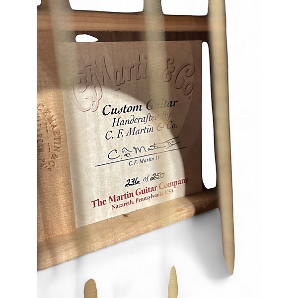 Used 2001 Martin Custom GPC-16E Natural Acoustic Electric Guitar