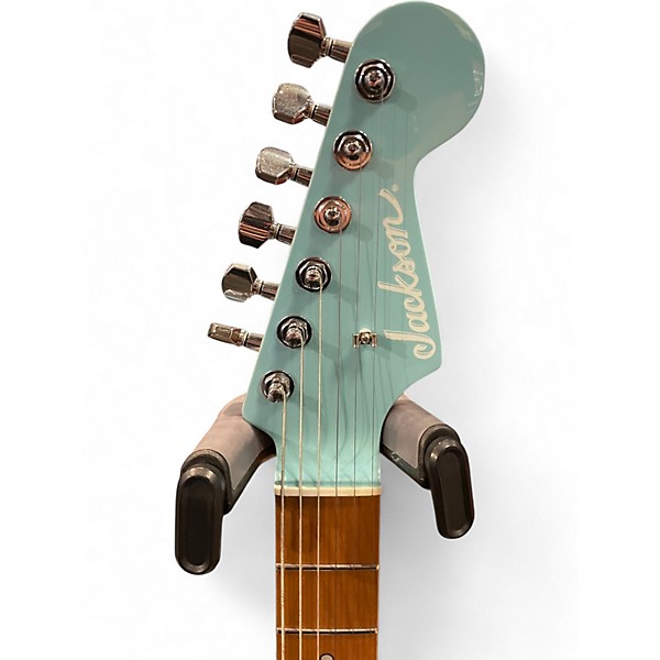 Used Jackson MJ Series Signature Misha Mansoor So-Cal 2PT Daphne Blue Solid Body Electric Guitar