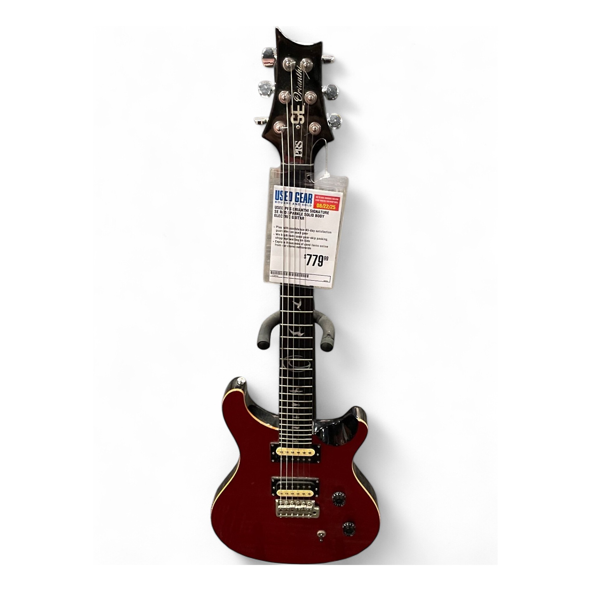 Used PRS Orianthi Signature SE Red Sparkle Solid Body