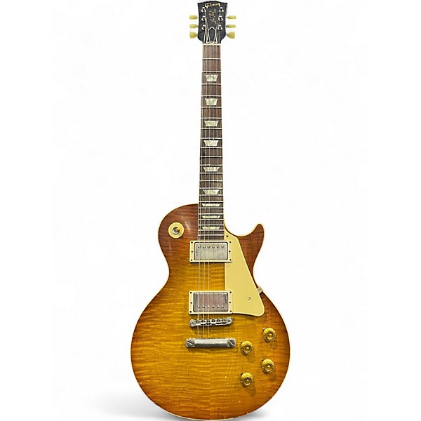 Used 2017 Gibson Tom Murphy Painted and Aged Wildwood LTD 1959 Reissue Sunburst Solid Body Electric Guitar