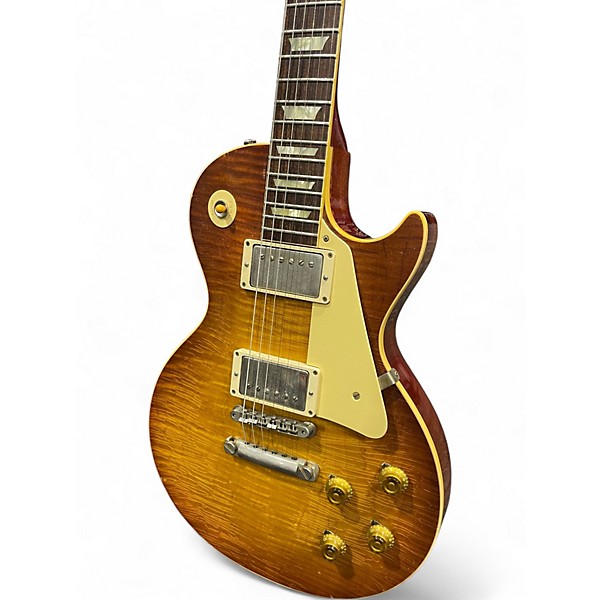 Used 2017 Gibson Tom Murphy Painted and Aged Wildwood LTD 1959 Reissue Sunburst Solid Body Electric Guitar