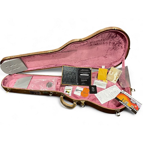 Used 2017 Gibson Tom Murphy Painted and Aged Wildwood LTD 1959 Reissue Sunburst Solid Body Electric Guitar