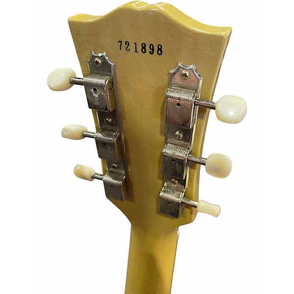 Used 2023 Gibson Custom Shop 1957 Les Paul Junior Aged Tv Yellow Solid Body Electric Guitar