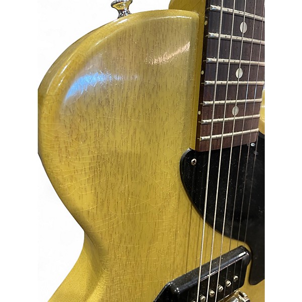 Used 2023 Gibson Custom Shop 1957 Les Paul Junior Aged Tv Yellow Solid Body Electric Guitar