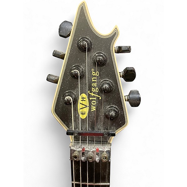 Used 2022 EVH Wolfgang USA Satin Black Solid Body Electric Guitar
