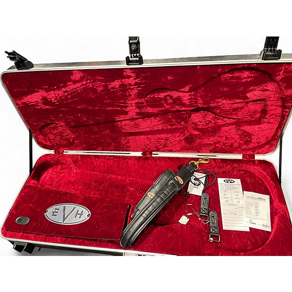 Used 2022 EVH Wolfgang USA Satin Black Solid Body Electric Guitar