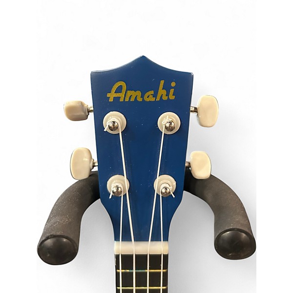 Used Amahi Sporano Ukulele blue Classical Acoustic Guitar
