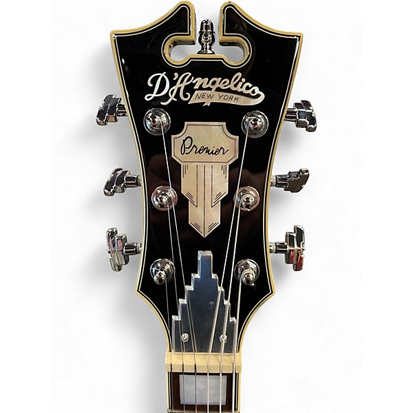 Used 2017 D'Angelico premier SD Ebony Electric Guitar