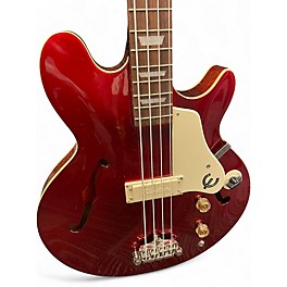 Used Epiphone Jack Casady Signature Sparkling Burgundy Electric Bass Guitar