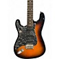 Used Squier Affinity Left Handed Stratocaster 2 tone sunburst Electric Guitar