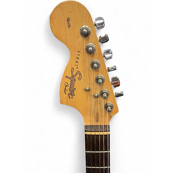 Used Squier Affinity Left Handed Stratocaster 2 tone sunburst Electric Guitar