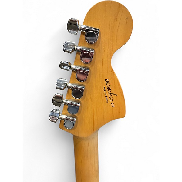 Used Squier Affinity Left Handed Stratocaster 2 tone sunburst Electric Guitar