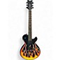 Used Dean Evo Dragster Flame Solid Body Electric Guitar