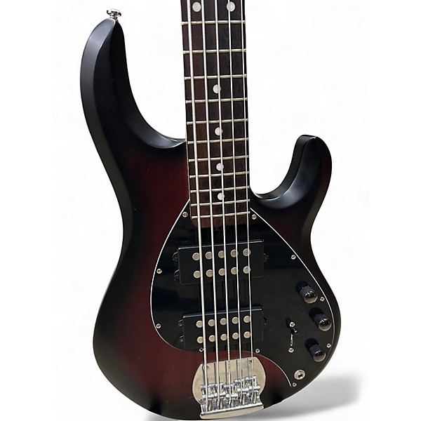 Used Sterling by Music Man STINGRAY 5 2 Tone Sunburst Electric Bass Guitar