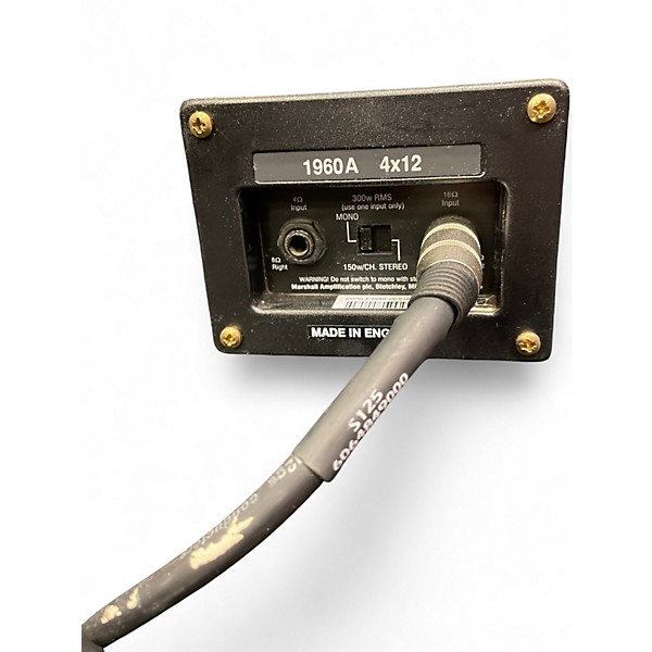 Used Marshall 1960A 300W 4x12 Stereo Slant Guitar Cabinet