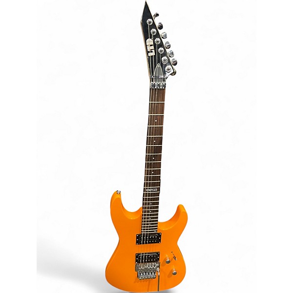 Used ESP LTD M50-FR Orange Solid Body Electric Guitar