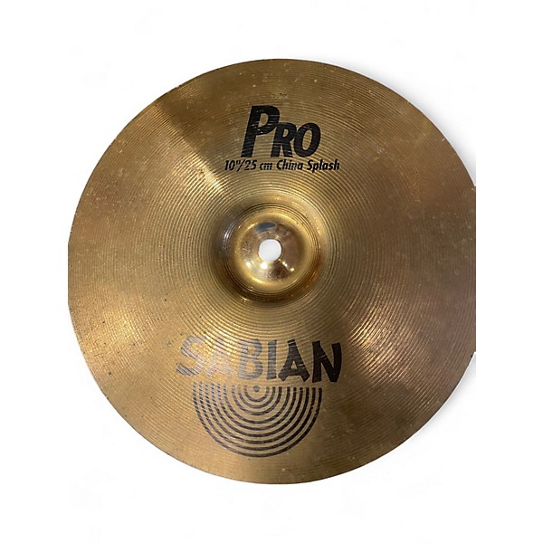 Used SABIAN 10in Pro China Splash Cymbal