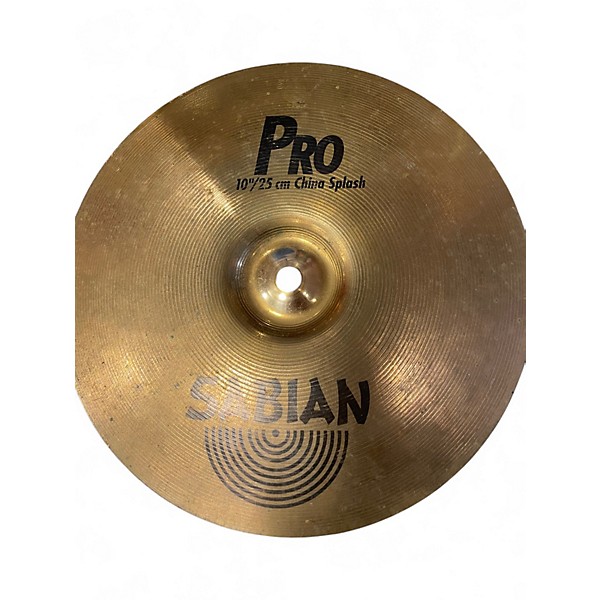 Used SABIAN 10in Pro China Splash Cymbal