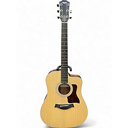 Used Taylor 210CE Natural Acoustic Electric Guitar
