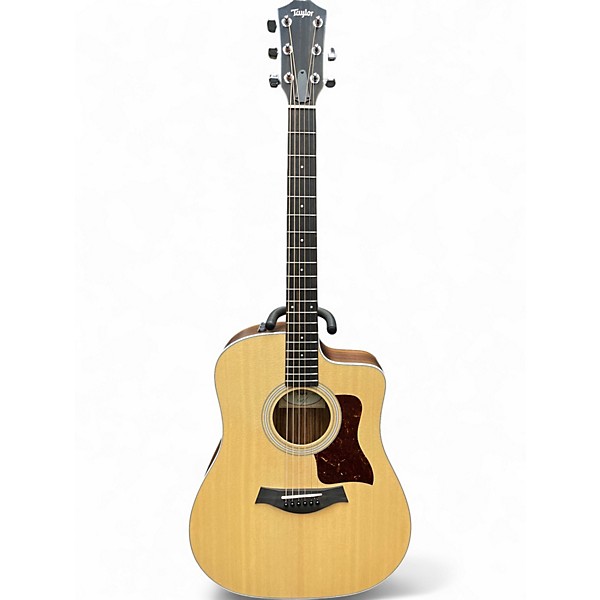 Used Taylor 210CE Natural Acoustic Electric Guitar