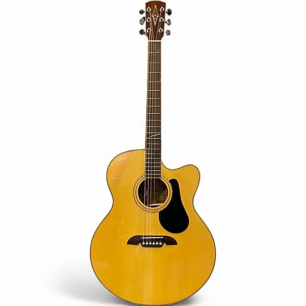 Used Alvarez AJ60SC Natural Acoustic Electric Guitar