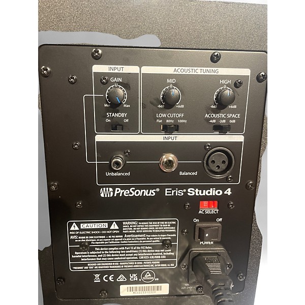 Used PreSonus Eris Studio 4 Pair Powered Monitor