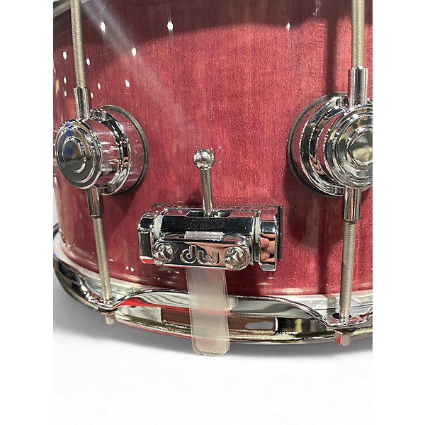 Used DW 6.5X14 Collector's Series Purple Heart Snare Purple Heart Drum
