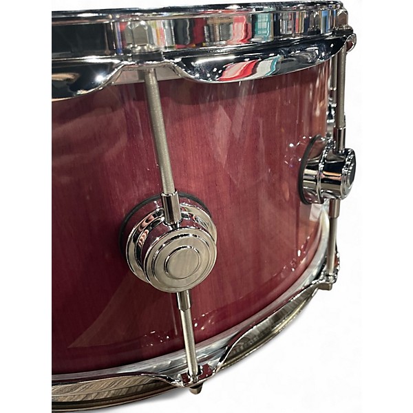 Used DW 6.5X14 Collector's Series Purple Heart Snare Purple Heart Drum