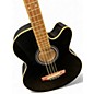 Used Ibanez AEB5E Black Acoustic Bass Guitar