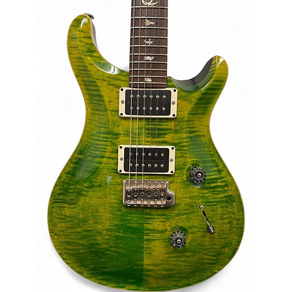 Used PRS Custom 24 Apple Green Solid Body Electric Guitar