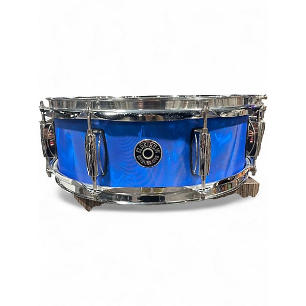 Used Gretsch Drums 5.5X14 Catalina Snare Blue Flame Drum