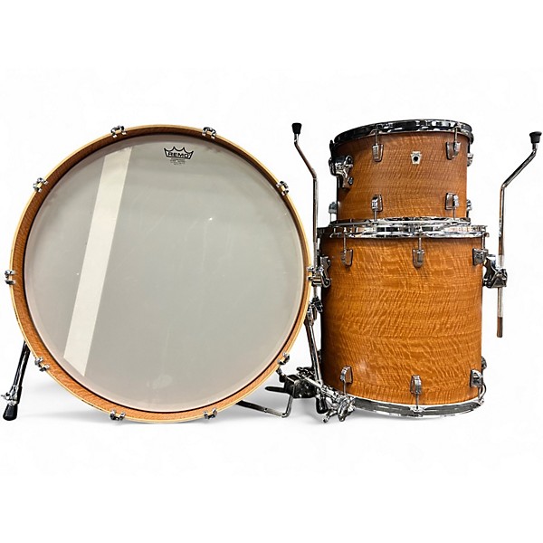 Used Ludwig 3 Piece pro beat nuesonic Natural Drum Kit