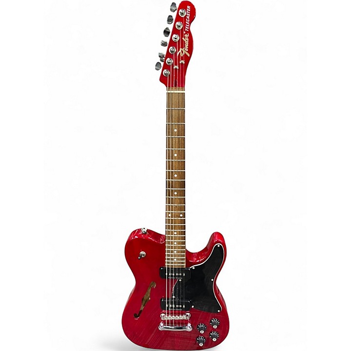 ギター Riot distortion crimson red Used Fender JA90 Jim Adkins Thinline Telecaster Crimson Red Trans
