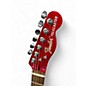 Used Fender JA90 Jim Adkins Thinline Telecaster Crimson Red Trans Hollow Body Electric Guitar