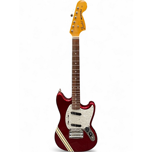 Used Fender MG-73 Red Solid Body Electric Guitar