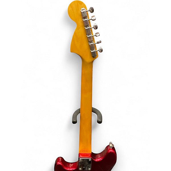 Used Fender MG-73 Red Solid Body Electric Guitar
