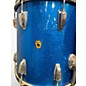 Used 1960s Ludwig 3 Piece DOWNBEAT BLUE SPARKLE Drum Kit