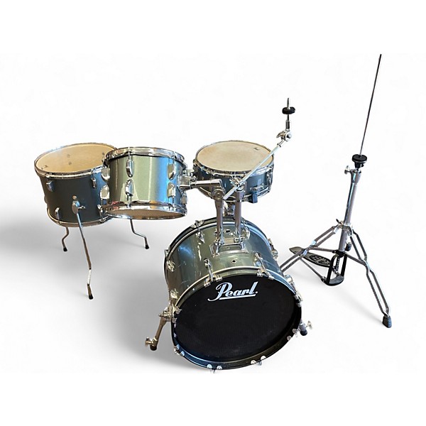 Used Pearl 4 Piece Roadshow Blue Sparkle Drum Kit