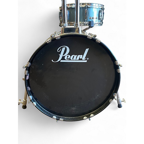 Used Pearl 4 Piece Roadshow Blue Sparkle Drum Kit