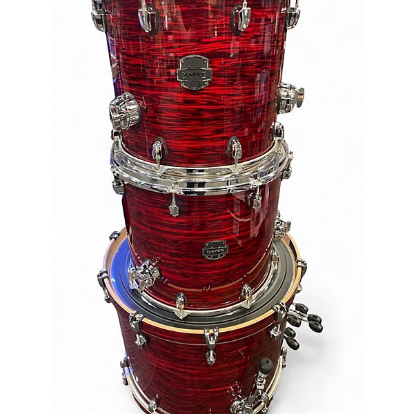 Used Mapex 5 Piece Saturn V Red Strata Drum Kit